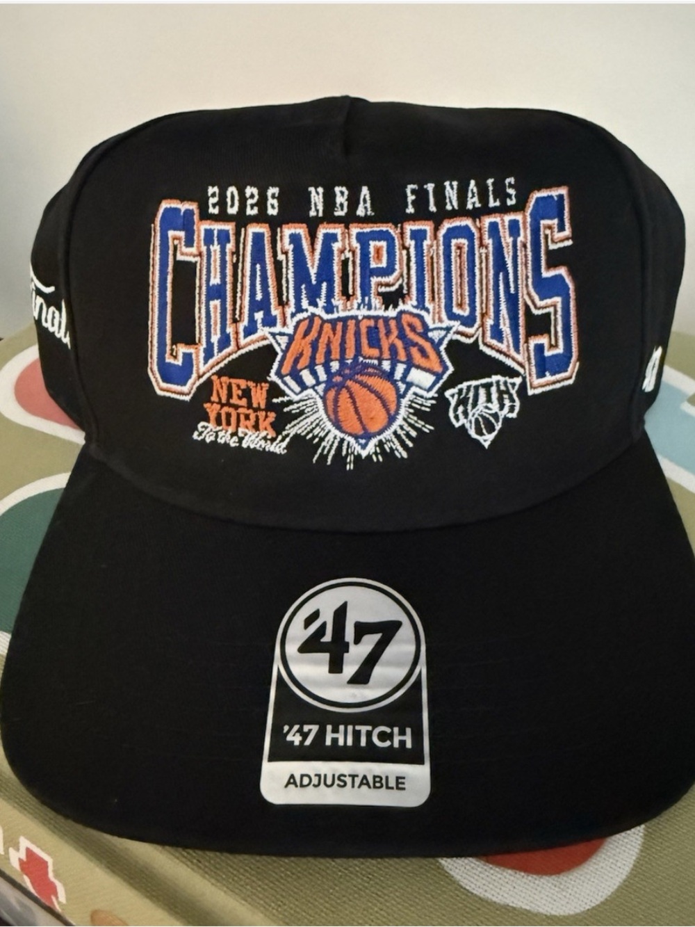 NWT Kith Black New York Knicks 2026 NBA Finals Champions Hat